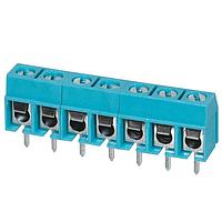 Same Sky (formerly CUI Devices) TB002-500-07BE Fixed Terminal Blocks Terminal block, screw type, 5.00 , horizontal, 7 poles, CUI Blue, slotted screw, PCB mount