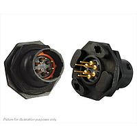 Eaton Souriau-Sunbank UTS710D6P32 Receptacles UTS, Jam Nut Receptacle PC Tail