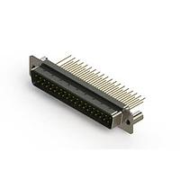EDAC 627-M37-323-GT3 D-Sub Connectors - Standard Density Vertical Machined D-Sub Connectors