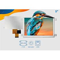 Riverdi SM-RVT50HQLFWN00 TFT LCD Displays 5.0", LVDS, frame, no touch