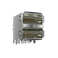 Amphenol FCI 72309-8033BLF USB Type A Connectors 72309-8033BLF-USB D/D RECEPT LEAD FREE