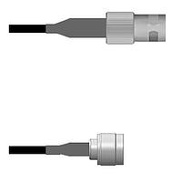 Amphenol Custom Cable Q-0902N0008120i RF Cable Assemblies BNC-SJ/N-SP RG58 120I