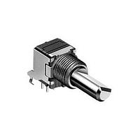 Alps Alpine RK09L122002H Rotary Horizontal type / Dual-unit (for Tone) / 10k ohm, 1B / L1=15mm / With Center Detent