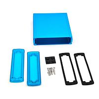 Bud Industries EXN-23361-BLP PCB Enclosure Extruded Aluminum Enclosure Blue with Plastic Cover (1.6 X 5.8 X 6.7 In)