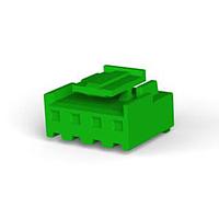 AMP Connectors - TE Connectivity 6-1123722-4 Plug Housing 4P 3.96 EP PLUG HSG (GREEN)