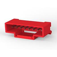 AMP Connectors - TE Connectivity 8-1971800-3 Shrouded GI CONN 2.5 HDR 8P RED