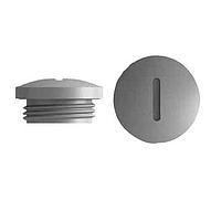 Alpha Wire HPP21 SL080 Hole Plugs PG21 Hole Plug .31 inch Thread Length - Slate