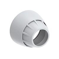 Banner Engineering SA-M30TE12C End Cap for TL50 and 1/2 in NPSM/DN15 Pipe Stand-off Pipe Adapter/Cover; Material: White UHMW; Connects between TL50 and 1/2 in NPSM/DN15 pipe; Washer included