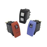 Carling Technologies VDD11N0B-00000-000 Contura Sealed Rocker Switch VDD11N0B00000000