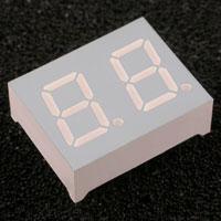 Kingbright DC04-11YWA LED Displays Dual Yellow 588nm Common Cathode