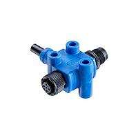 Amphenol LTW HPC-050500-FM0-TSA04 T Cables NMEA 2000, T Cable, Plastic, 4A, 05 pins, Screw Thread, (End 1) Female Female, (End 2) Male Male, Length 4000mm, IP68