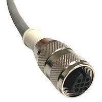 Amphenol Wilcoxon RM12-ST-J10-10 Sensor Cables / Actuator Cables J10 twisted pair, braided shield, gray Enviroprene jacketed 10 cable with molded M12 5-socket connector, IP68 (indefinite water immersion), electrical isolation between the shield and transducer housing on one end and stripped and tinned wire prepar