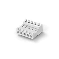 AMP Connectors - TE Connectivity 3-644468-5 Receptacle Housing FEED THRU W TAB 5P L.R. natural 24 AWG