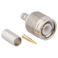 Amphenol RF 122108RT Connectors TNC ST CRIMP PLUG RG58 REV THREADS