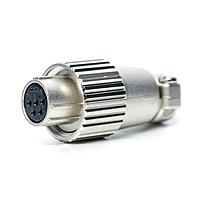 Hirose Electric JR13PK-5S(71) Connectors 5P STRT PLUG SCKT ALUMINUM CON SCRW LK