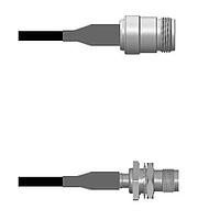 Amphenol Custom Cable Q-1W04I0008072i RF Cable Assemblies N-SJ/TNC-SJB RG58 72I