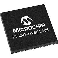 Microchip Technology PIC24FJ128GL305T-I/M4 MCUs 16-bit, 16 MIPS, 128KB ECC Flash, 8KB RAM, LCD, XLP, 48-pin
