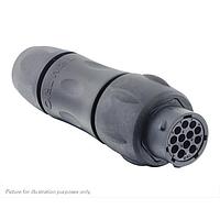 Eaton Souriau-Sunbank UTSX1JC1492SX Receptacles In line receptacle, with cable gland backshell, for 12 female contacts, IP68/69K, keying X