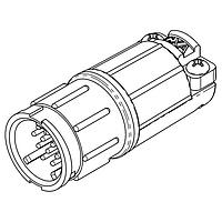 CONXALL W5282-10PG-530 Connectors MU WR INLN 10#20 PIN SDR W/STP