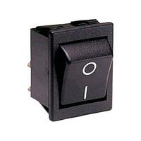 Bulgin C1353AANAB High Inrush Switch C1353AAN T.BLK RED 230V