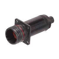 Amphenol Socapex USBFTV2PE1ZN Standard Circular Contacts USBFTV Sq Flg, Plastic Gland Female USB-A, BZN