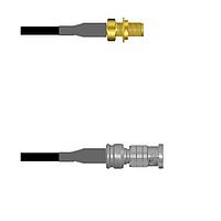 Amphenol Custom Cable Q-2W05H0003008i RF Cable Assemblies SMA-SJB/HDBNC-SP G174 8I