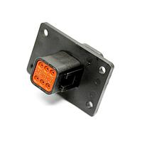 DEUTSCH - TE Connectivity DT04-6P-CL06 6-Way DT RECPT 6way w-flange