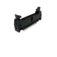 Adam Tech MHR-34-VUAS Shrouded 34P STRAIGHT W/ SHORT LATCHES