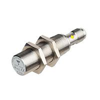 Carlo Gavazzi ICS18L50F08PCM1E1 Proximity Sensors Inductive proximity sensor, M18 Stainless steel, M12-plug, Sn 8mm, Flush mount, PNP NC output, 8-60Vdc, 200 mA, Max op. freq. 0.9 kHz, Op. temperature -40C to +85C, IP67-IP68-IP69K, 200 V/m Radiated Noise Immunity, Load Dump Protection, E1-type