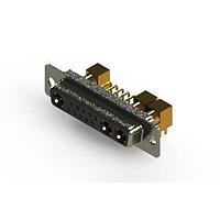 EDAC 630-13W3240-7T1 Mixed Contact D-Sub Connectors Right-angle Power Combo D-Sub Connector