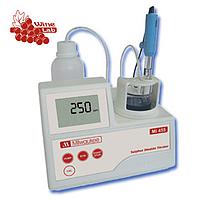 MILWAUKEE Mi455 Mini-titrator for the determination of FREE & TOTAL SULPHUR DIOXIDE in wine analysis