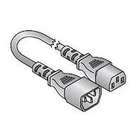Kobiconn 173-0603-E AC Power Extension Cord 3'3'3WIRE 18AWGBLACK