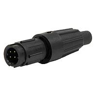 CONXALL 18882-4PG-518 Standard Circular Connector Micro-Con-X Cable-to-Cable, 4-pin 22, Male, Solder Cup, Bulk