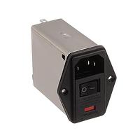 P&B PE0S0SM6E Inlets HORZ DPST SNGL VOLT SINGLE FUSE MED PERF