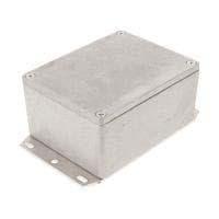 Hammond Manufacturing 1550Z108FBK Thick Wall, Water-Tight 1550Z WITH FLANGED BASE 125 x 80 x 41 mm - Black