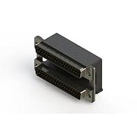 EDAC 661-037-364-000 Dual Port D-Sub Connectors Right-angle Dual Port D-Sub Connector