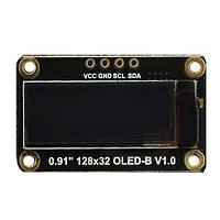 DFRobot DFR0648 On Screen Display Boards Fermion: Monochrome 0.91 128x32 I2C OLED Display (Breakout)
