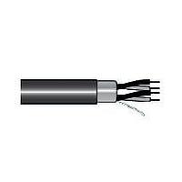 Alpha Wire M8528010 BK002 Commercial Application 16 AWG 1 Conductor Foil 600V PVC/Nylon, PVC 500 ft Spool - Black