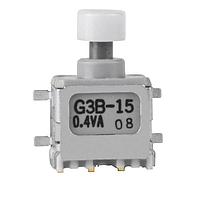 NKK Switches G3B15AH-XB Pushbutton Switches SPDT ON-(ON) R/A WHT