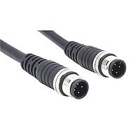 NorComp CCA-000-M03R194 Sensor Cables / Actuator Cables M12 4 pos Male/Male straight/straight 3m
