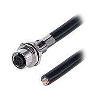 Same Sky (formerly CUI Devices) CDM1253-04D-FW-R9-050-67 Sensor Cables / Actuator Cables Solder Type,Rear Fasten PG9,D-Code 4PIN ,Screw Copper alloy,PVC  0.5M