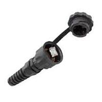 Belden E300502 010S1 Circular FTP Black Plug Kit Tethered Cap