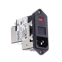 AMP Connectors - TE Connectivity PM000DS6A Inlets 6A DUAL FUSE VERTICAL MOUNT