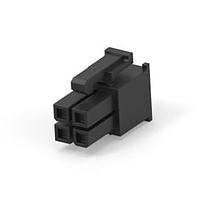 AMP Connectors - TE Connectivity 2029029-4 Headers & Wire Housings 4 POS RECPT UL-94-V0 BLK