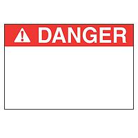 Panduit C400X600YZ1 Warning Label Danger header lbl 6x4, 100 lbls/roll