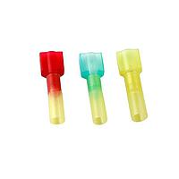 KS Terminals MDFNYH2-250 Female Disconnect Heat Shrink, Fully Nylon Male, 16-14 AWG, .032 x .250