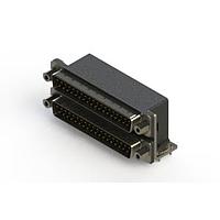 EDAC 661-037-364-033 Dual Port D-Sub Connectors Right-angle Dual Port D-Sub Connector