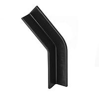 HellermannTyton 133-01480 Channel Mini Channel, 2.05" Long, 45 Angle, Small, PPT20, Black, 4000/pkg