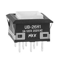 NKK Switches UB26KKW015F/CUL-FF Pushbutton Switches SWITCH PUSHBUTTON