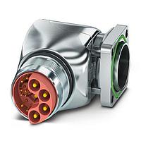 PHOENIX CONTACT 1621566 Right Angle Male Device/Panel M23 Hybrid 8+4+PE